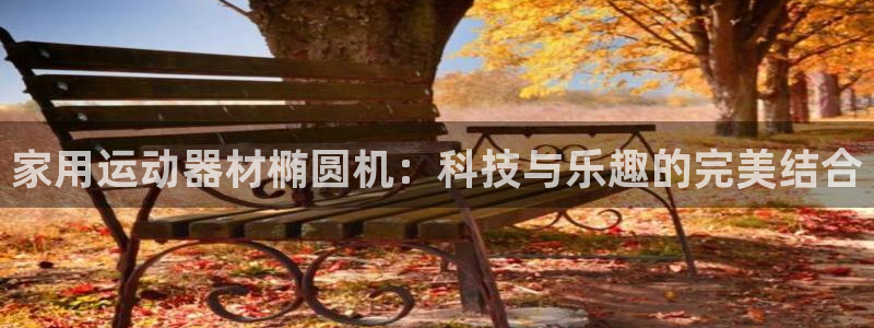 tp官方正版app集团官网首页网址：家用运动器材椭圆机：科技