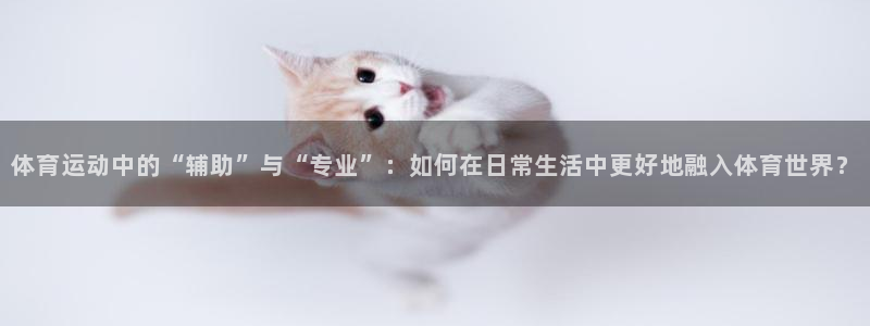 菲律宾ug环球官网：体育运动中的“辅助”与“专业”：如何在日常生活中更好地融入体育世界？